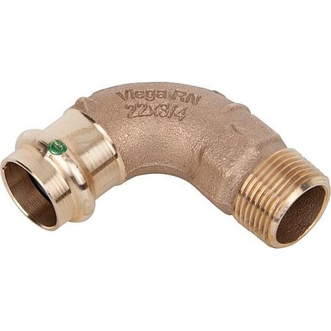 Sanpress coude 90° modele 2214 contour V d-15x3/4 (1/2)