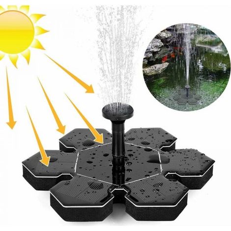 Fontaine Solaire d'extérieur avec Panneau Solaire 1,5 W (1/5)