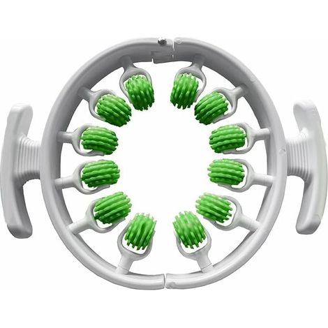 Massaggiatore Anticellulite, Manuale, Copertura a 360°, Rullo Massaggiante, Compressione e Stretching, Cosce e Glutei (Verde, 1) (1/5)
