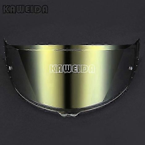 Visière de protection solaire et UV pour moto Shoei RF1400 NXR2 CWR-F2 CWR-F2R Z8 X15 X-Fifteen X-SPR Pro, couleur : Or Revo (1/4)