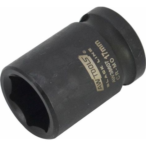 Awtools nasadka udarowa sześciokątna 1/2" krótka 17mm linea nera