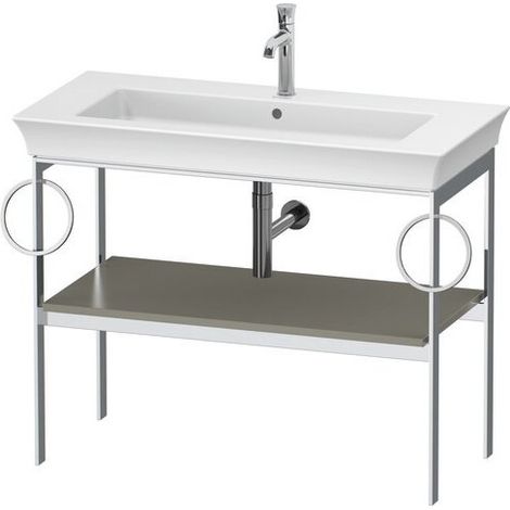 DURAVIT WT4547B9292 console métal sol. White Tulip (1/2)