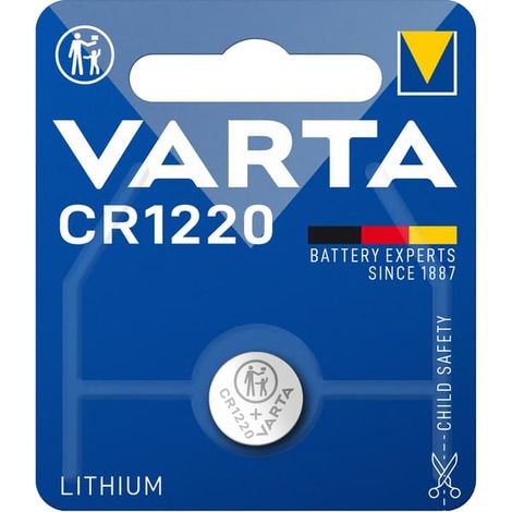 Pile bouton au lithium CR1220 3V (1 unité) (1/3)