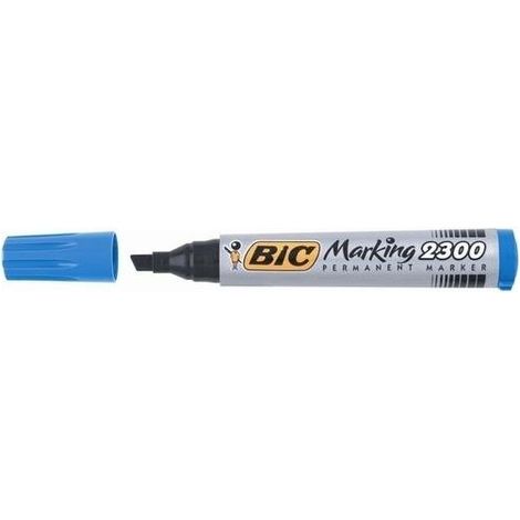 BIC Marking 2300 Permanent-Marker Meißel Blau 12 Stück(e)