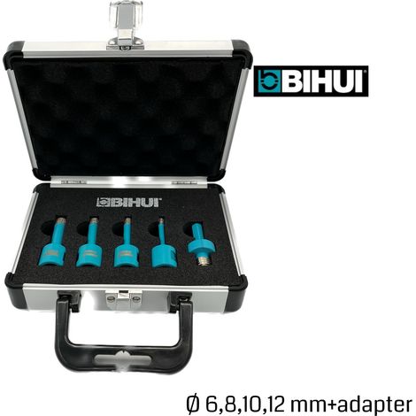 Set di punte e seghe a tazza Bihui Turbo Drill 5 pezzi + custodia DBDMK5 (1/5)
