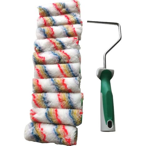 TrendLine Kleinrollerset Dispersionsfarben 11-teilig Ø 15mm Farbroller