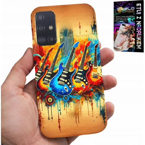Étui pour Samsung Galaxy A71 - guitare électrique, rock and roll, métal (1/5)