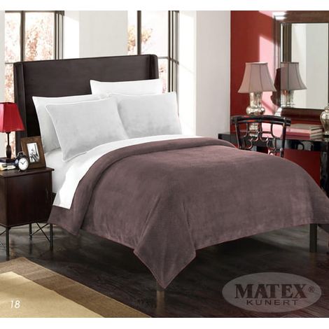 Colcha decorativa 170x210 Montana Marrón