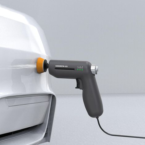 Pulido, Camiones, Sedanes, Autocaravanas, Remolques, Detallado y Acabado de Automóviles, Pulidora Compacta – Enceradora de 12V, Pulidora de Automóviles de Bajo Ruido para (1/3)