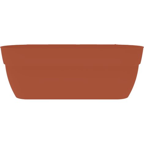 Jardinière basse OSAKA Orange Terre Battue, 77,3 x 30,7 x 25,9 cm, 38 L - EDA