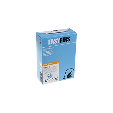 Lot de 8 sacs + 1 filtre adaptables pour aspirateurs Bosch - Siemens - Bluesky