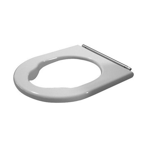 Anneau abattant WC STARCK 3 VITAL sans fermeture souple blanc