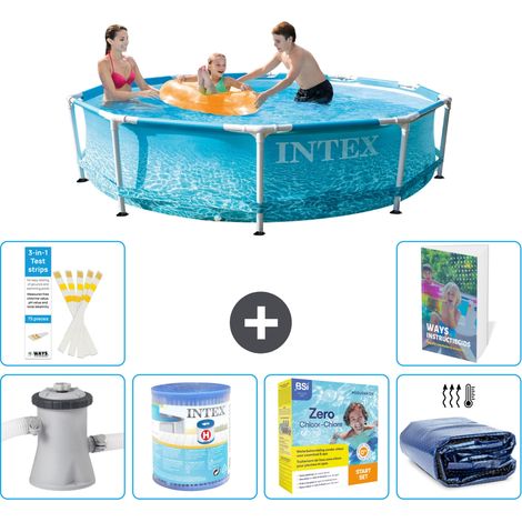 Frame Pool Rund - 305x76 cm - 7-teilig S224