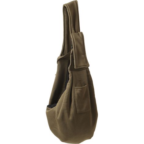 Sac de transport pour animaux de compagnie, mains libres, espace de rangement, bretelles confortables, sac respirant pour les voyages en plein air (1/5)