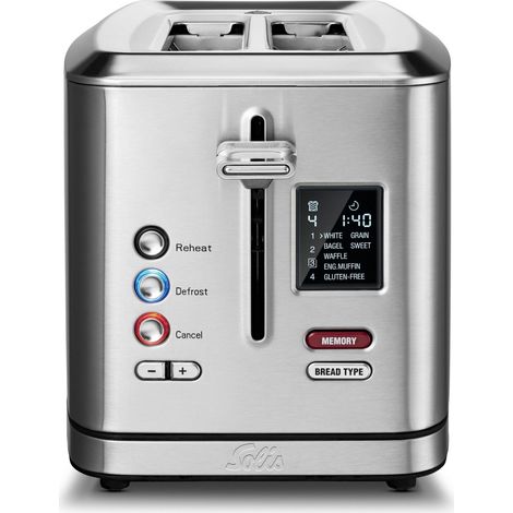 Solis Flex Tostadora 8004 grille-pain acier inoxydable (1/4)