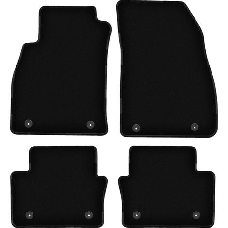 Alfombrillas de terciopelo negro BASIC para: Opel Insignia A FL sedán, liftback, station wagon (2013-2017) (1/5)