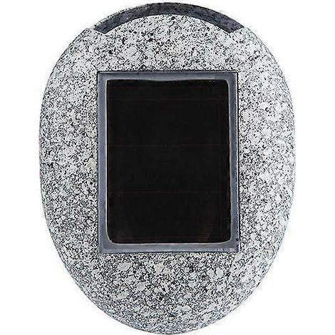 Lampe solaire décorative, couleur grise, pour jardin, terrasse, balcon, allées et aménagements paysagers extérieurs.-AquaForge (1/5)