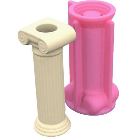 Moules en silicone pour pots de fleurs, moules pour vases à colonnes romaines, moules pour moulages de plantes succulentes