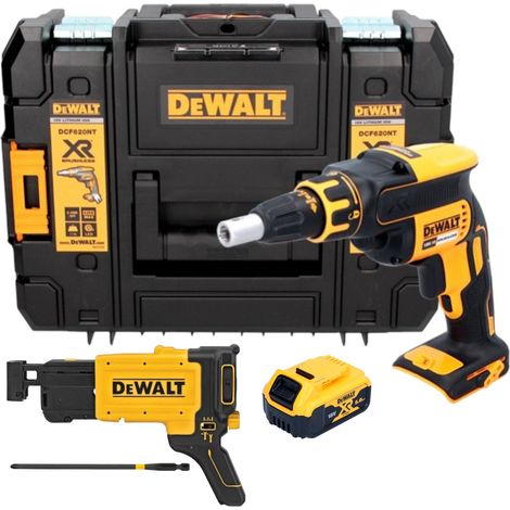 DeWalt DCF 620 NT Visseuse pour cloisons sèches sans fil 18 V 30 Nm Brushless + 1x batterie 5,0 Ah + TSTAK - sans chargeur (1/5)