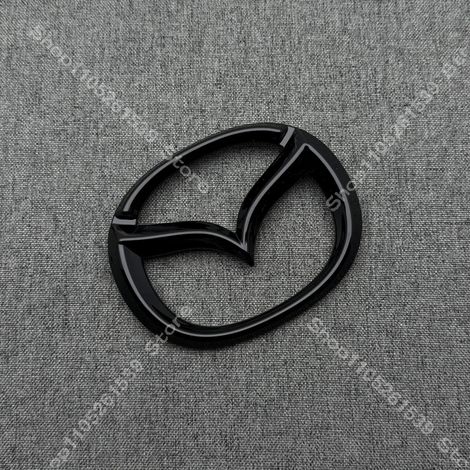(Arrière, CX-4 20-21 ans) - Autocollant logo/emblème noir en ABS pour capot, calandre avant et arrière de coffre, compatible avec Mazda CX3, CX4, CX5, CX7, CX8, CX9, CX30 et CX-50