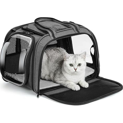 Sac de Transport pour Chat Transport Chat Gris (1/5)
