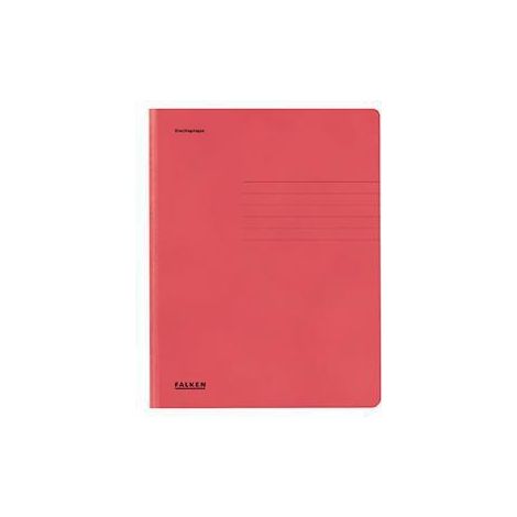 Falken Jurismappe 80001357 DIN A4 3 Klappen Karton rot (1/4)