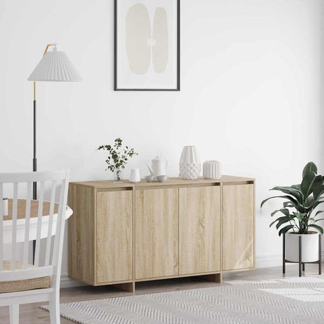 Sideboard Sonoma oak 135 x 41 x 69 cm Engineered wood vidaXL (1/5)