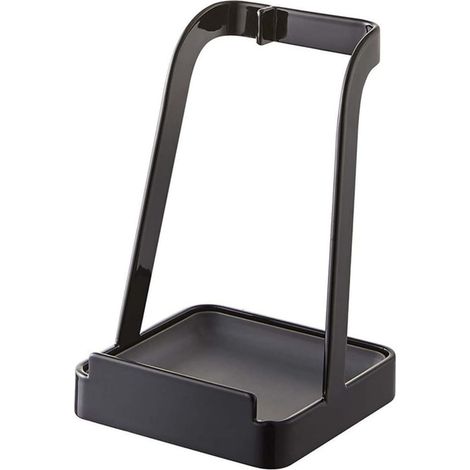 Supports de cuisine en acier inoxydable : pour couvercles de casseroles, planche à découper, ustensiles, téléphone et livre（Noir） (1/4)