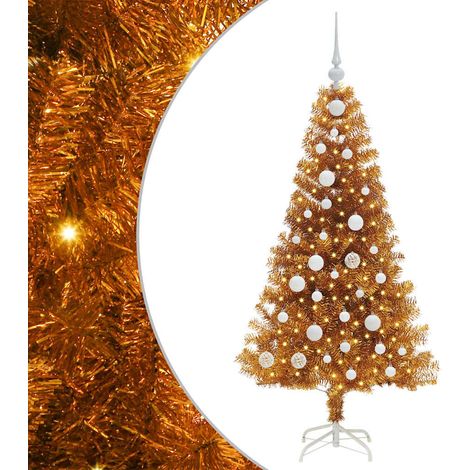 Christmas Tree Gold 120 cm PET vidaXL (1/5)