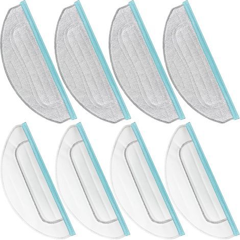 8-teiliges Ersatz-Wischmopp-Set für Yeedi CC/Cube Saugroboter, waschbar und wiederverwendbar (1/5)