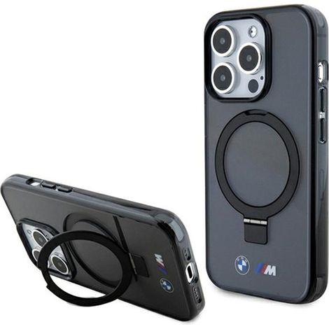 BMW Ring Stand M Collection MagSafe - Étui pour iPhone 15 Pro (Noir) (1/5)