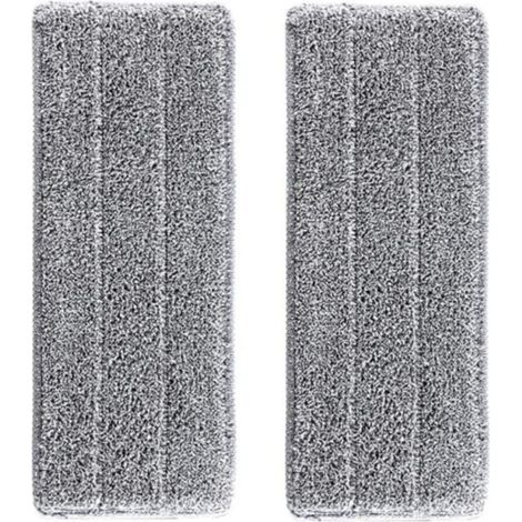 2 Housses de recharge Microfibre Balai - VENTEO - Balai Auto Clean And Dry - Remplacement Microfibre/Tampons pour balai Vadrouilles (1/5)