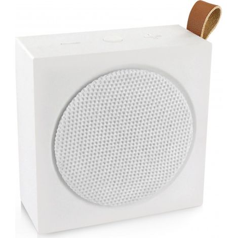 Enceinte portable Xtra color bluetooth 3 W - blanche (1/5)