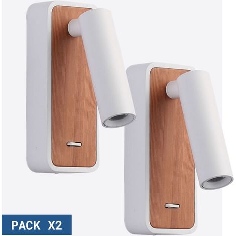 Pack x 2 - Lesewandleuchte IRENE - 3W - CREE Chip