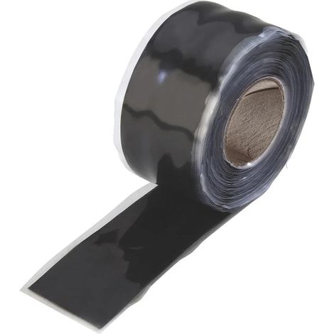 Cinta de silicona autovulcanizante, negra (1/3)