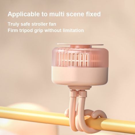 Mini-Faltventilator fürs Auto, tragbar, USB-aufladbar, leise, für draußen, Tisch, Schreibtisch, Nacken (1/4)