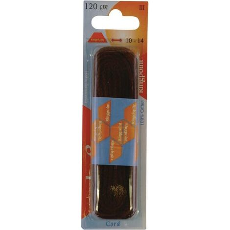 Lacet rond brun 120cm UNIVERSEL 64120126