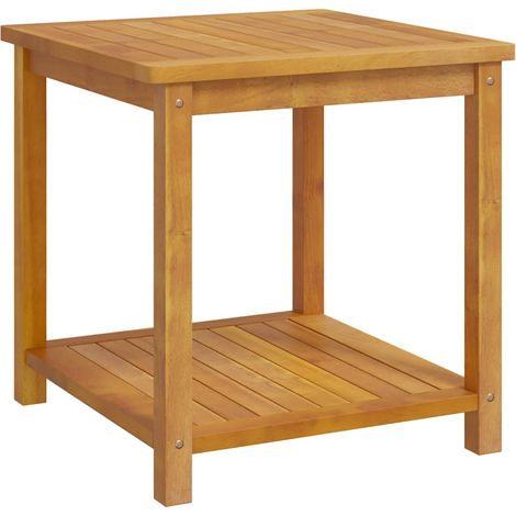 Maison Exclusive - Beistelltisch Massivholz Akazie 45x45x45 cm