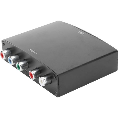 Convertisseur vidéo HD HDMI vers 5 RCA, interface composante RVB avec différence de couleur, adaptateur audio YPbPr R/L, prise 100-240 V EU (1/5)