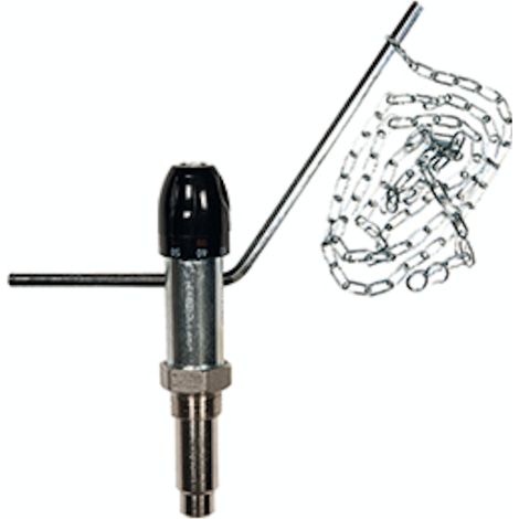 Regolatore di tiraggio per caldaie a combustibile solido Giacomini R158  3/4"