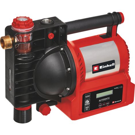 Einhell Automatische Haus- und Gartenpumpe GE-AW 1246 N FS (1200 W, 5 bar, 4600 l/h Fördermenge, Wasserfüllanzeige, Trockenlaufsicherung, Thermoschutz, Rückschlagventil) (1/5)