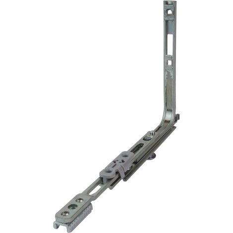 Renvoi d'angle oscillo-battant – Type de verrouillage 1 galet V – Finition Roto Sil – Pour crémones OB à hauteur fixe