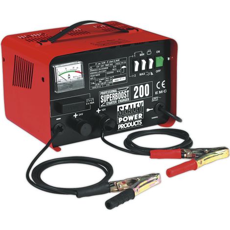 Sealey 12/24V Starter/Charger 200/45A 230V SUPERBOOST200