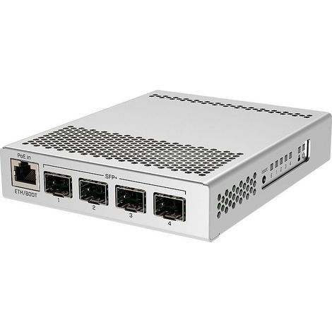 Switch Mikrotik Crs305-1g-4s+in, 1x Rj45 1000mb/s, 4x Sfp+ (1/2)