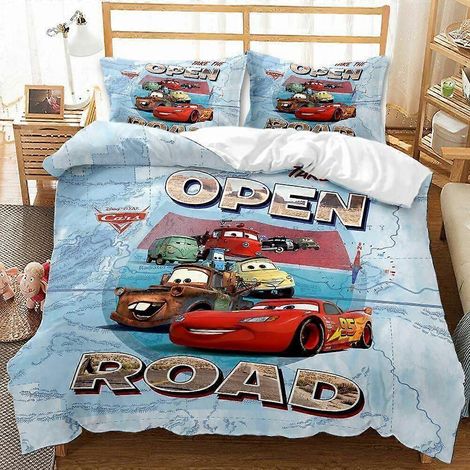 Parure de lit Cars Lightning McQueen Collection Open Road (v5214) IU5214 (1/4)
