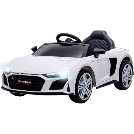 AIYAPLAY Auto Elettrica per Bambini 3+ Anni 12V Audi con Telecomando, Bianco (1/5)