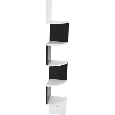 Modernes 5-stufiges Eckregal zur Wandmontage für Wohnzimmer (1/5)