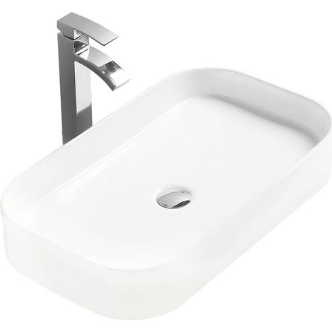 Mexen Alessia lavabo sobre encimera 75 x 38 cm, blanco - 21577500