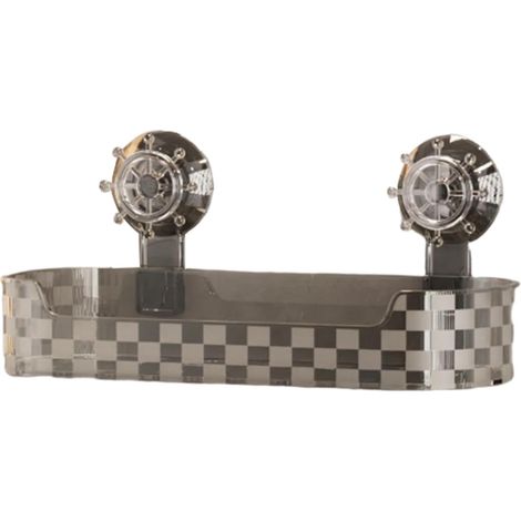 Étagère murale pour salle de bain , douche à ventouse , organisateur sans perçage , amovible , panie (1/5)
