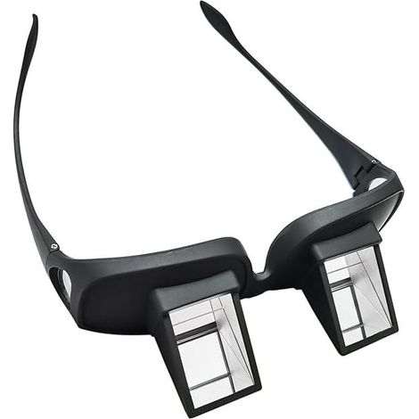 Lunettes à prisme, lunettes de lecture horizontales, lunettes de lecture paresseuses, cadeau étrange, adaptées pour s'allonger pour lire des livres et regarder la télévision (1/5)